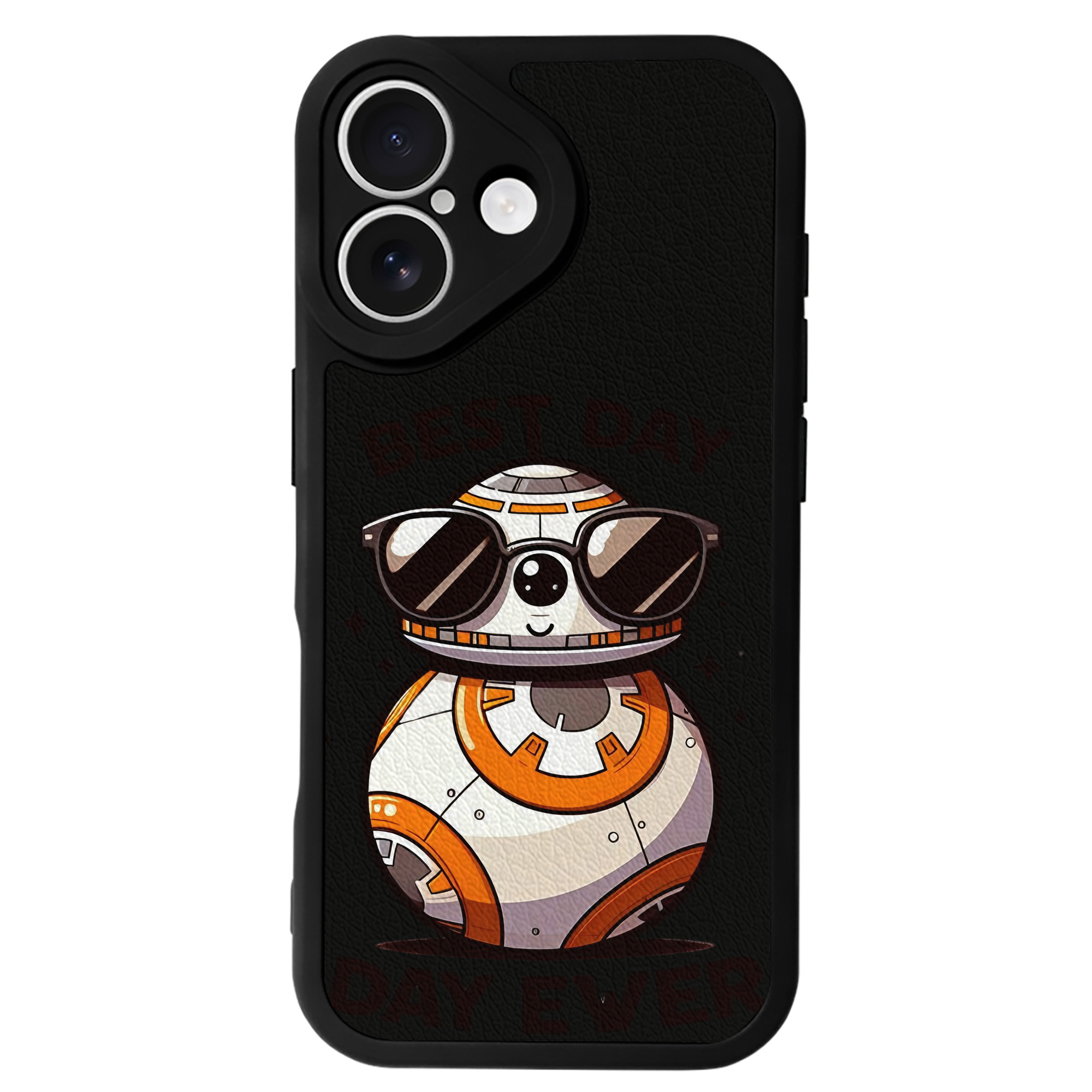 （画像用） スター・ウォーズ Star Wars 【iPhone 16シリーズ対応】シリコンスマホケース（レザー調） 材質：シリコン